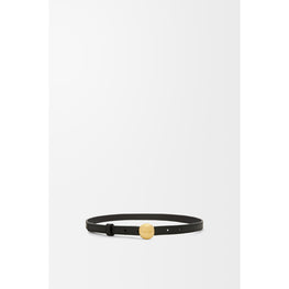 PEBBLE 1.5CM BELT_SMOOTH CALF_BLACK/GOLD