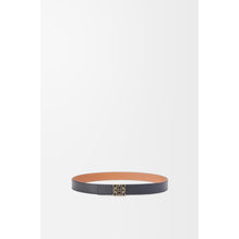ANAGRAM REVERSIBLE 3.5CM BELT_SMOOTH CALF/SOFT GRAINED CALF_TAN/BLACK/OLD GOLD