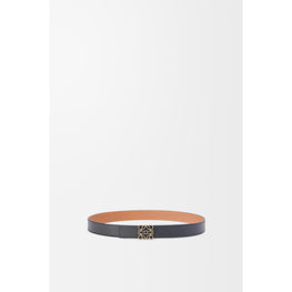 ANAGRAM REVERSIBLE 3.5CM BELT_SMOOTH CALF/SOFT GRAINED CALF_TAN/BLACK/OLD GOLD