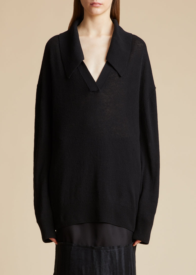 엘시아 스웨터 블랙