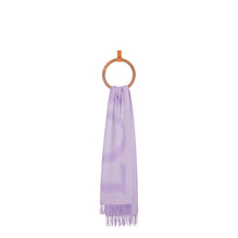 53X210 BLURRED LOEWE SCARF_WOOL/CASHMERE_PURPLE/LILAC