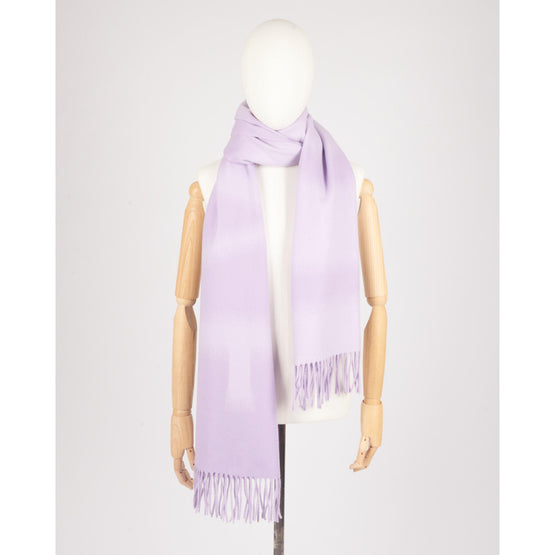 53X210 BLURRED LOEWE SCARF_WOOL/CASHMERE_PURPLE/LILAC