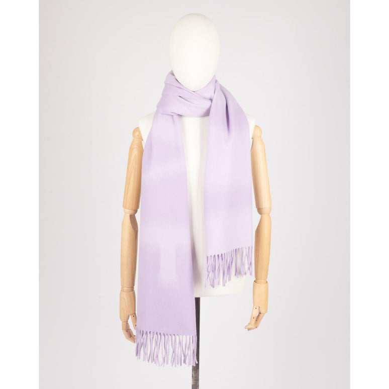 53X210 BLURRED LOEWE SCARF_WOOL/CASHMERE_PURPLE/LILAC