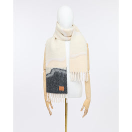 23X192 SCARF_ALPACA/MOHAIR_LIGHT BEIGE/MULTICOLOR