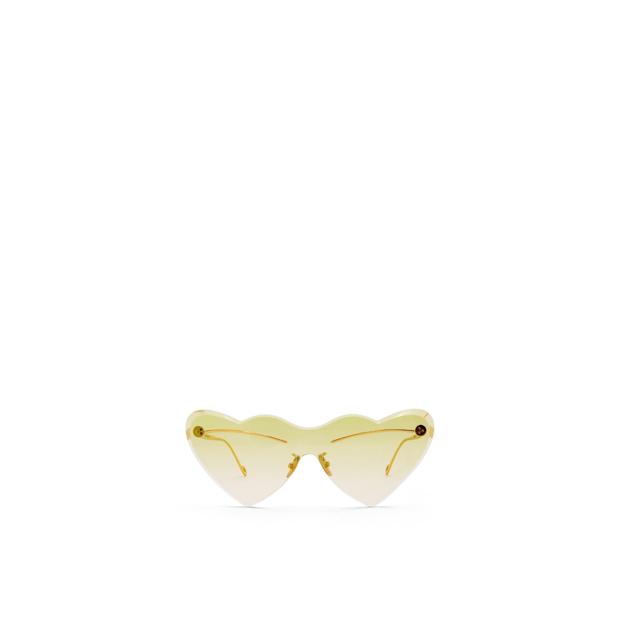 HEART SUNGLASSES_METAL_CACTUS GREEN