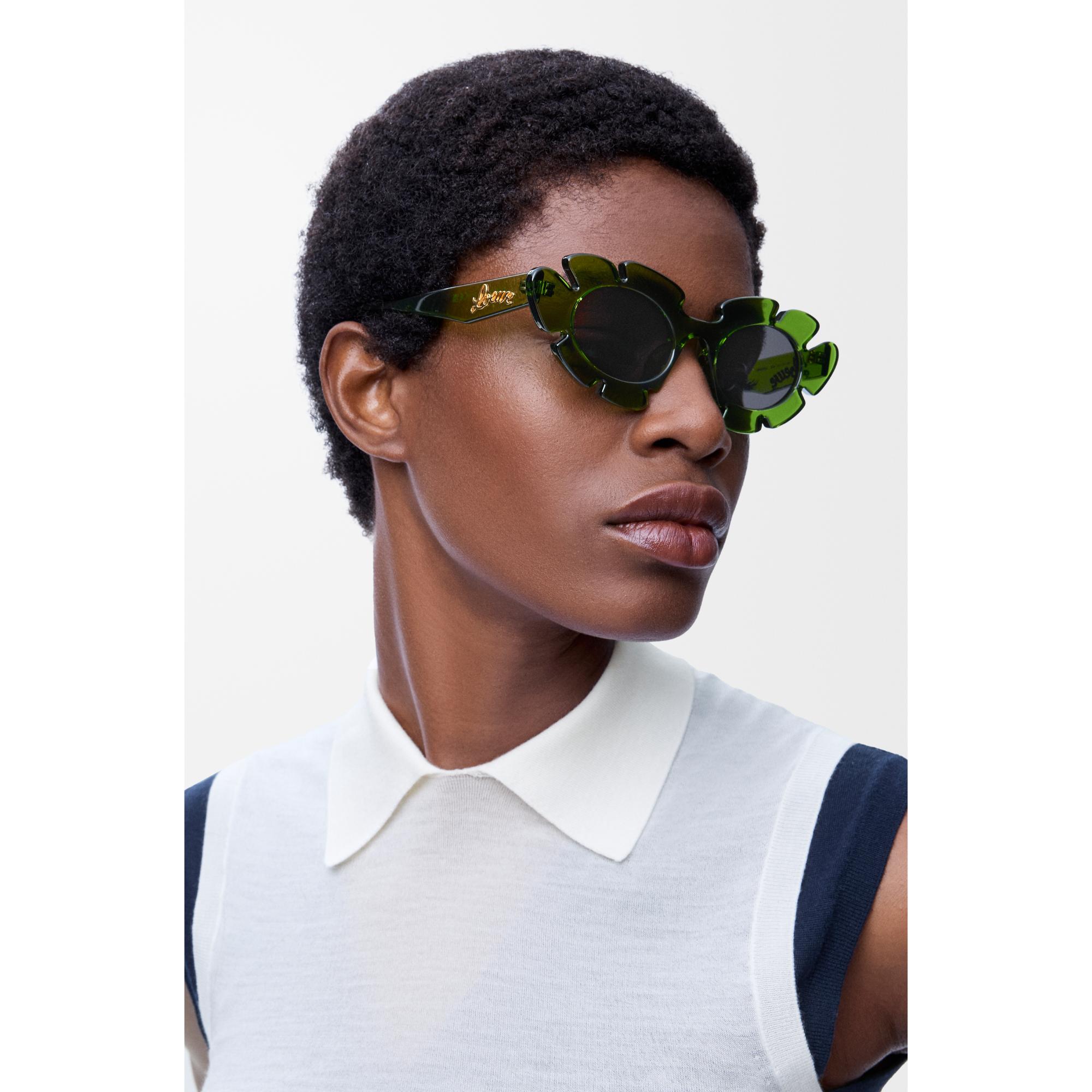 FLOWER SUNGLASSES_NYLON_CACTUS GREEN