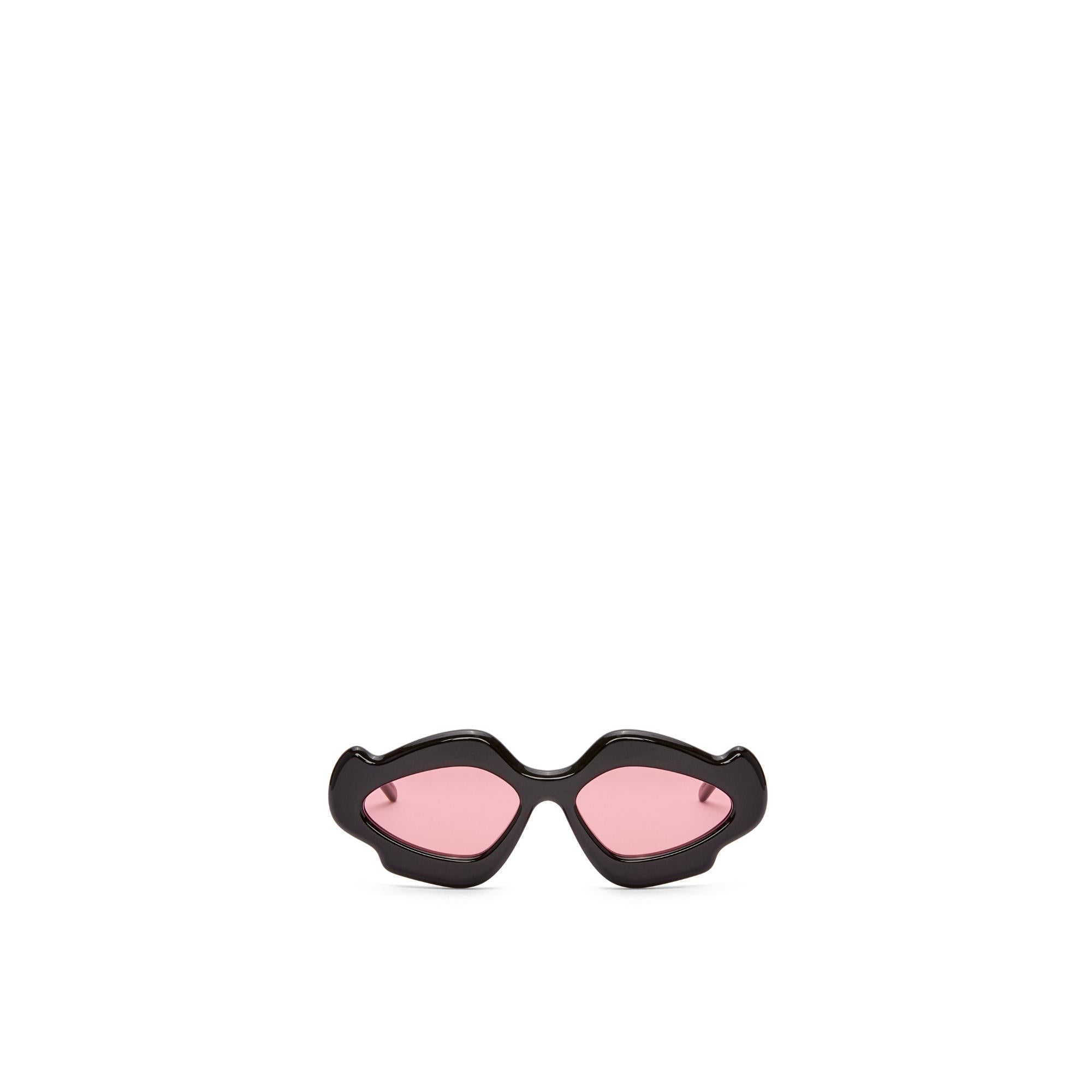 FLAME SUNGLASSES_ACETATE_SHINY BLACK