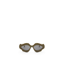 FLAME SUNGLASSES_ACETATE_SHINY KHAKI