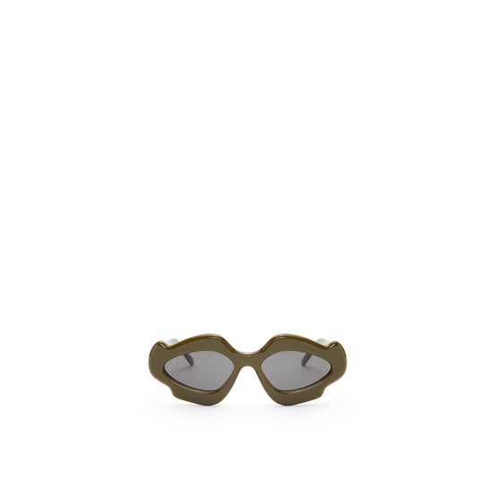 FLAME SUNGLASSES_ACETATE_SHINY KHAKI