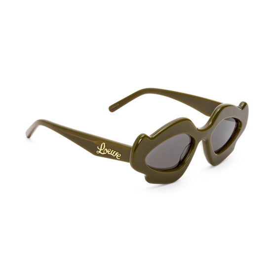 FLAME SUNGLASSES_ACETATE_SHINY KHAKI