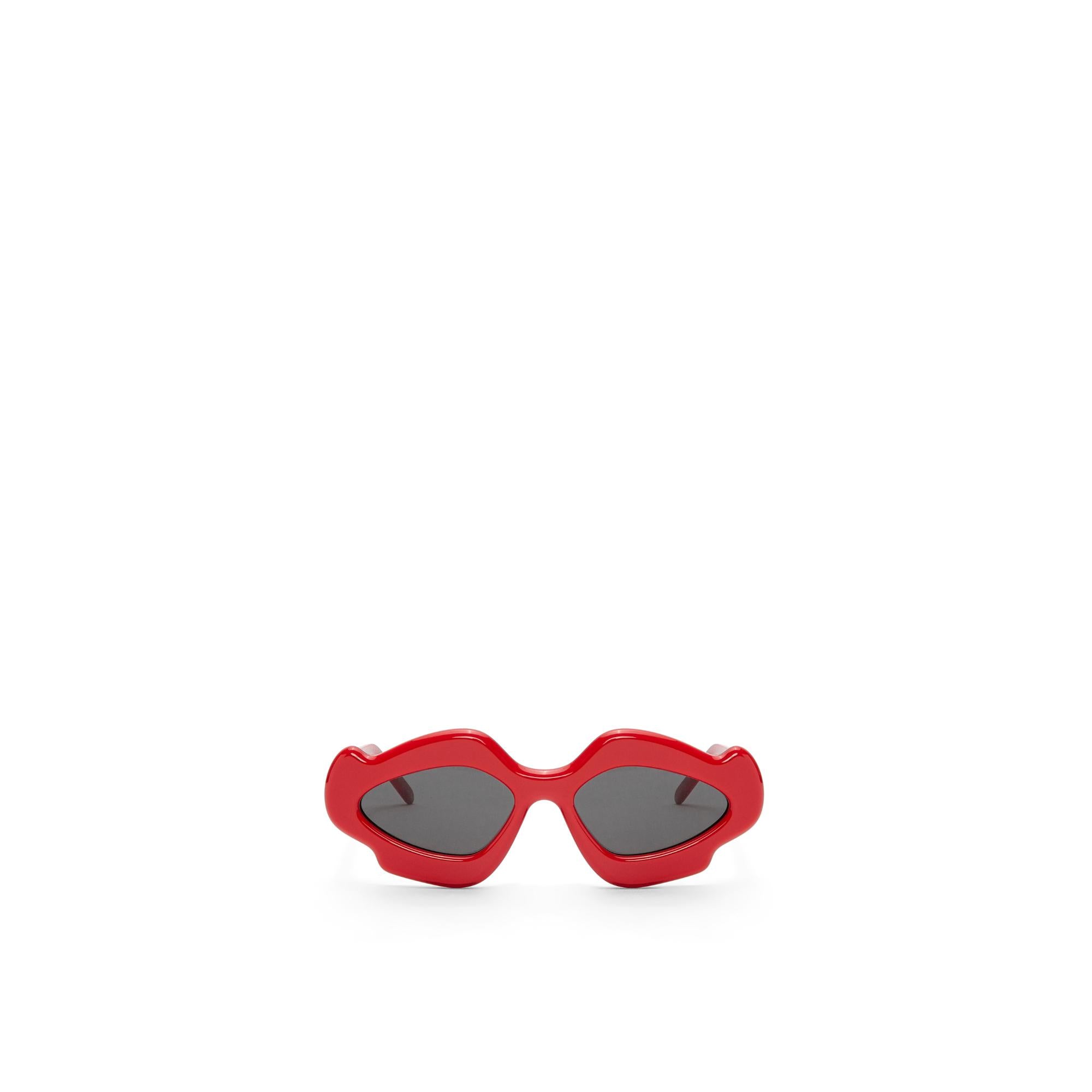FLAME SUNGLASSES_ACETATE_SHINY RED