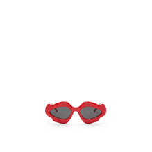 FLAME SUNGLASSES_ACETATE_SHINY RED