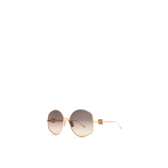 METAL OVERSIZED SUNGLASSES_METAL_SHINY ENDURA GOLD/SAND