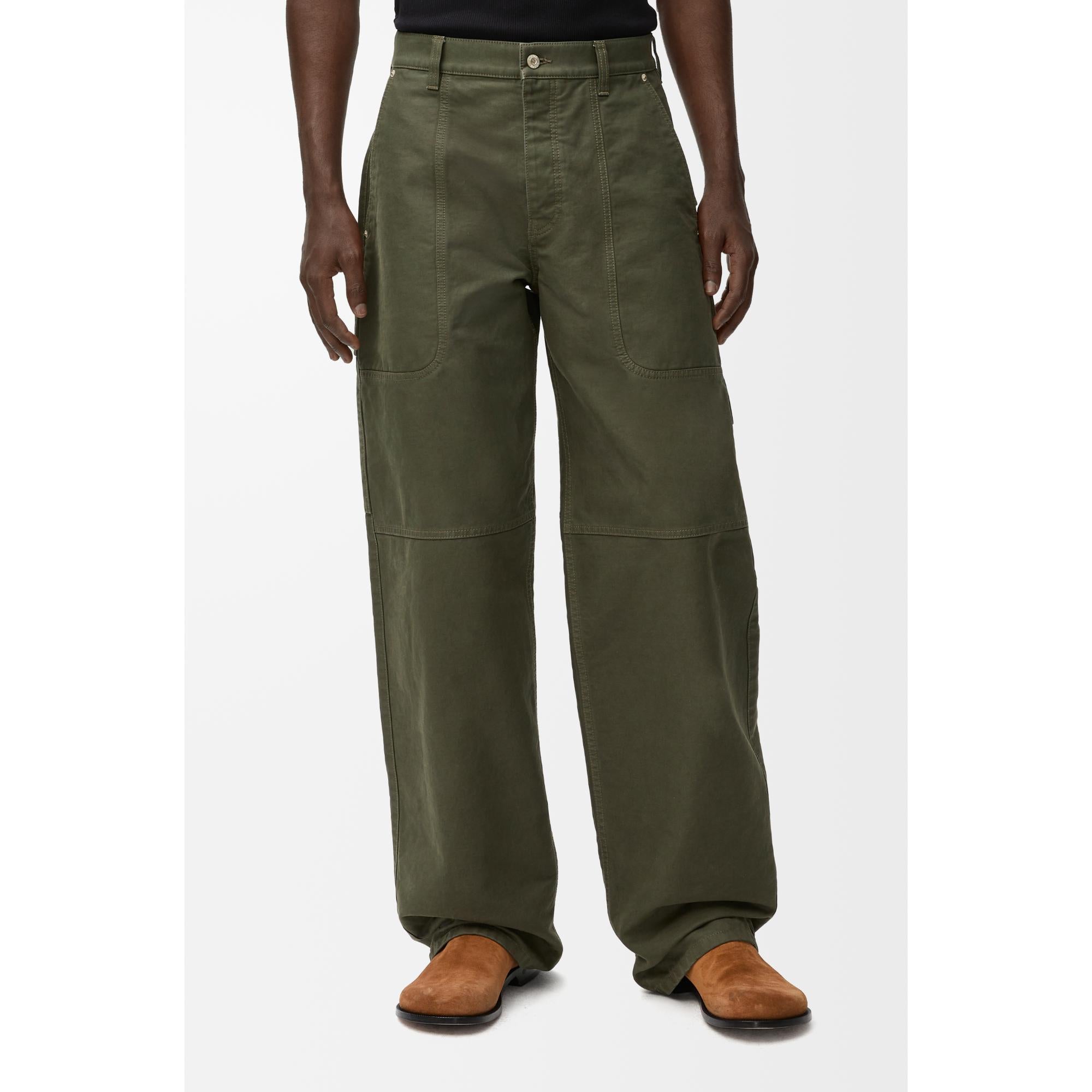 [STAFF ONLY] CARGO TROUSERS AF_COTTON_KHAKI GREEN