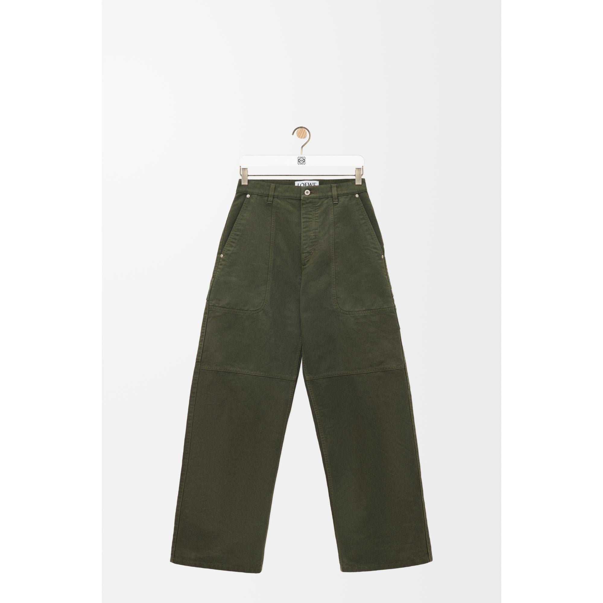 [STAFF ONLY] CARGO TROUSERS AF_COTTON_KHAKI GREEN