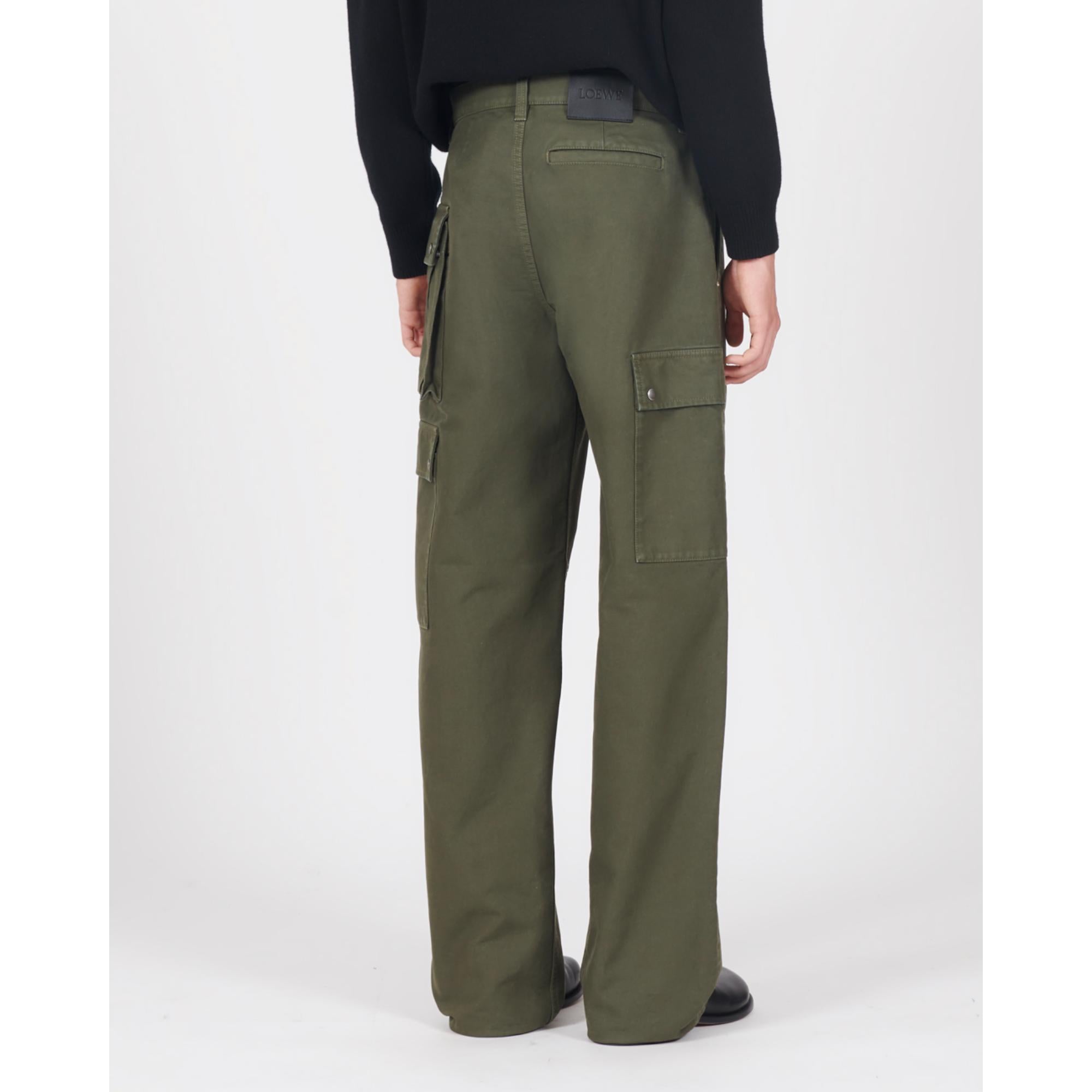 [STAFF ONLY] CARGO TROUSERS AF_COTTON_KHAKI GREEN