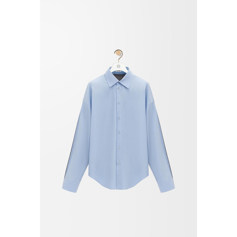 [STAFF ONLY] HYBRID SHIRT_COTTON_LIGHT BLUE/GREY