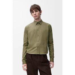 [STAFF ONLY] SHIRT_COTTON_KHAKI GREEN