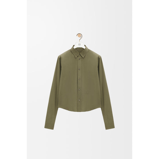 [STAFF ONLY] SHIRT_COTTON_KHAKI GREEN