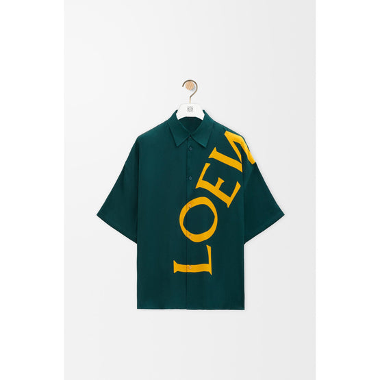 [STAFF ONLY] SHORT SLEEVE SHIRT_SILK_GREEN/YELLOW