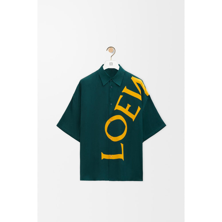 [STAFF ONLY] SHORT SLEEVE SHIRT_SILK_GREEN/YELLOW