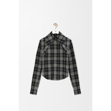 [STAFF ONLY] SHIRT_VISCOSE_BLACK/WHITE
