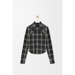 [STAFF ONLY] SHIRT_VISCOSE_BLACK/WHITE