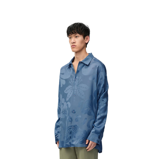 SHIRT_VISCOSE_CROWN BLUE