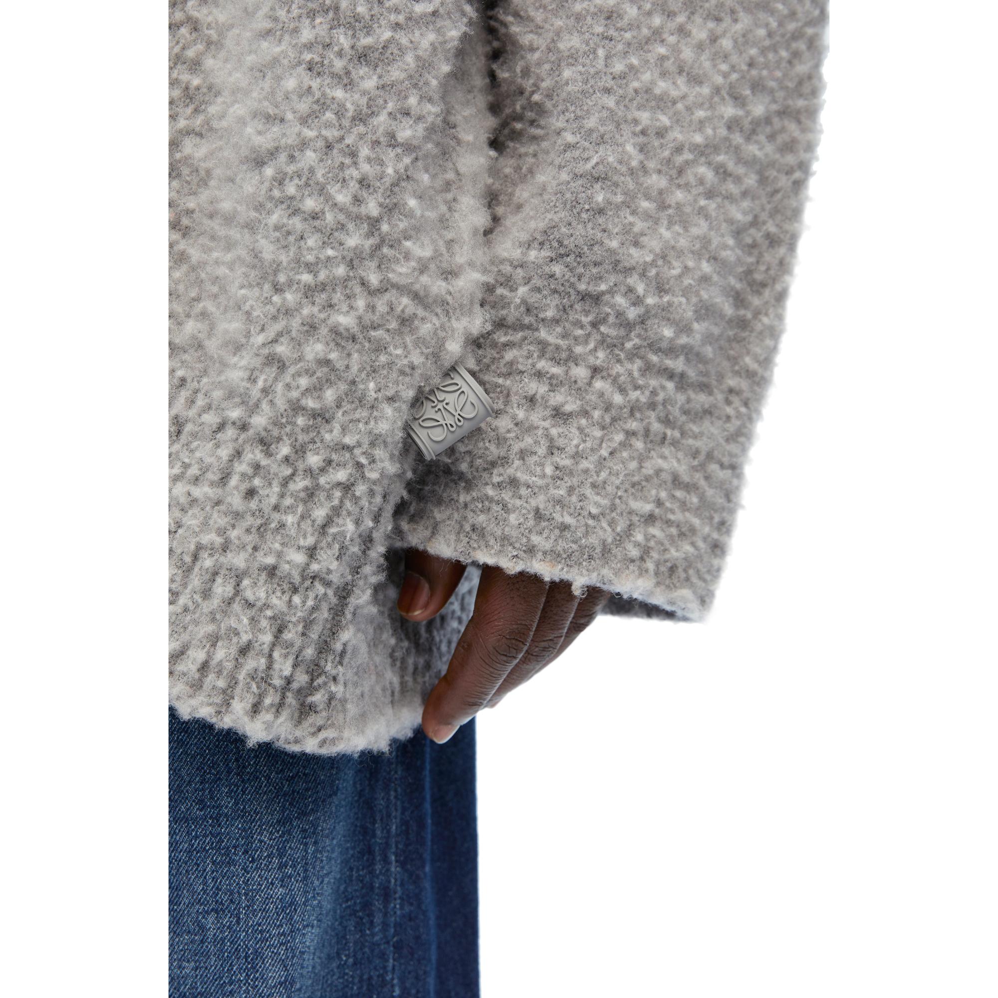 V-NECK SWEATER_WOOL/POLYAMIDE_GREY