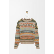 [STAFF ONLY] SWEATER_CASHMERE_BEIGE/MULTICOLOR