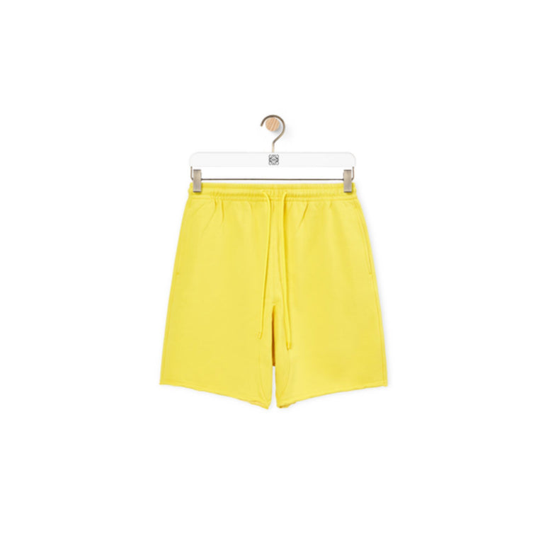 DRAWSTRING SHORTS_COTON_YELLOW