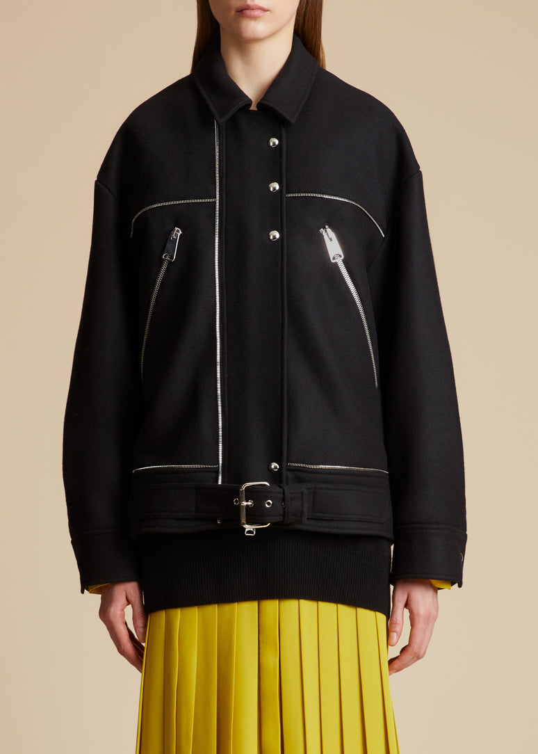 허먼 재킷 블랙