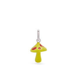 MUSHROOM CHARM_STERLING SILVER/ENAMEL_SILVER/MULTICOLOR