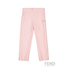 핑크 FF 로고 팬츠