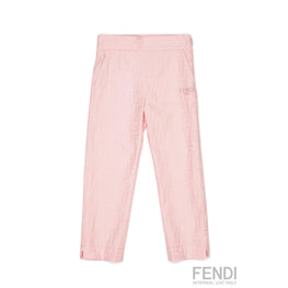 핑크 FF 로고 팬츠