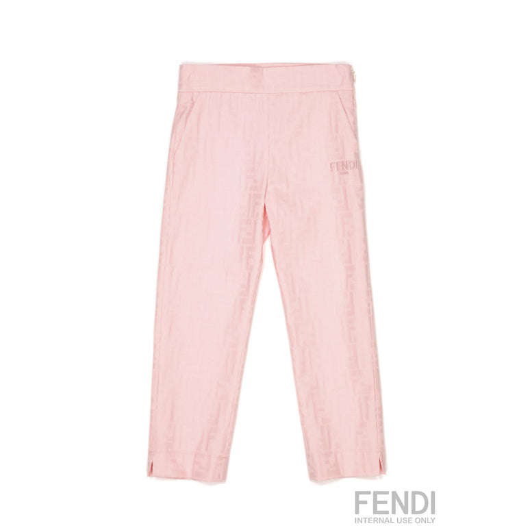 핑크 FF 로고 팬츠