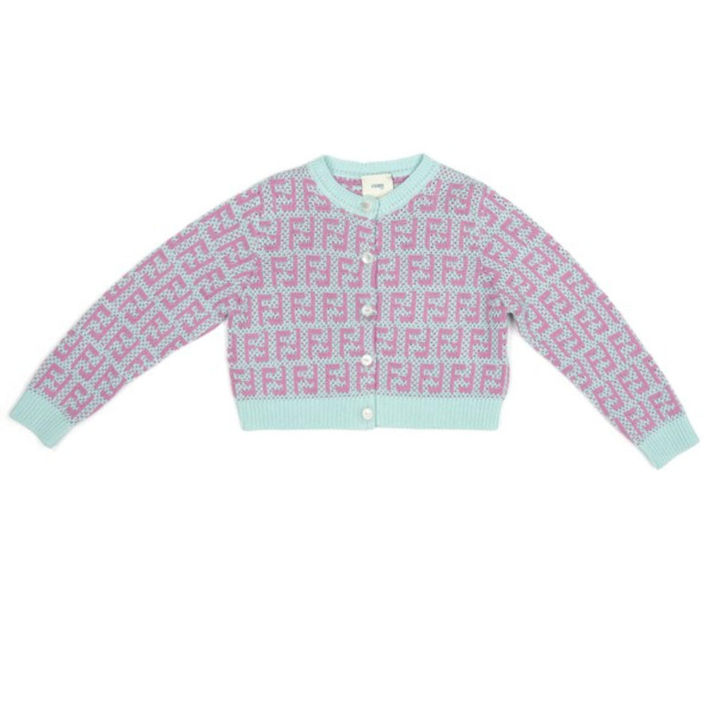 멀티 FF 로고 패턴 가디건