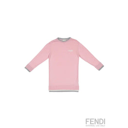 핑크 롱슬리브리스 드레스