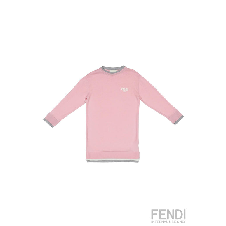 핑크 롱슬리브리스 드레스