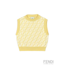 옐로우 FF 로고 울 조끼