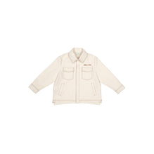 아이보리 스티치 포켓 자켓