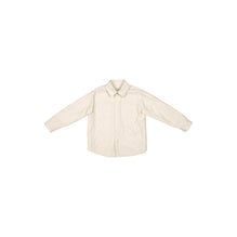 아이보리 FF 로고 셔츠 자켓