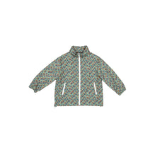 멀티 로고 배색 후드 점퍼