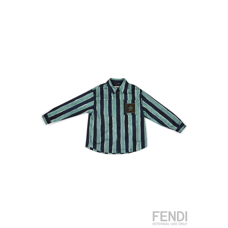 멀티 스트라이프 코튼 자켓