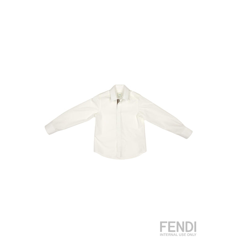 화이트 코튼 셔츠