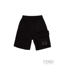 블랙 바게트 포켓 버뮤다 팬츠