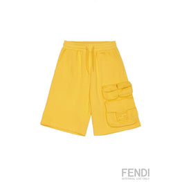 옐로우 바게트 포켓 버뮤다 팬츠