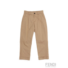 베이지 프런트 플리츠 팬츠