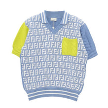 멀티 컬러 배색 니트