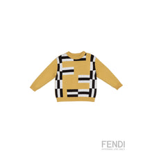 옐로우 FF 로고 니트